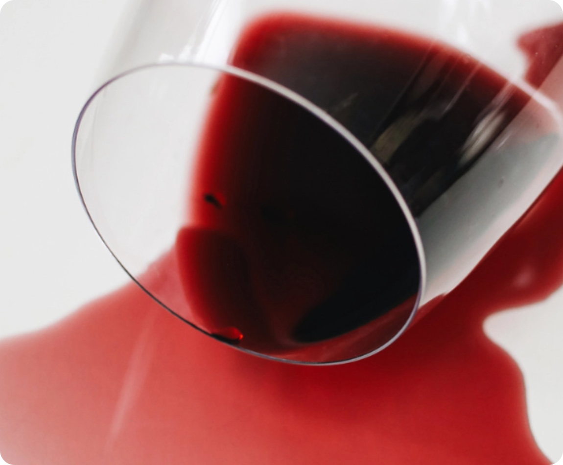 rode wijn vlek biotex