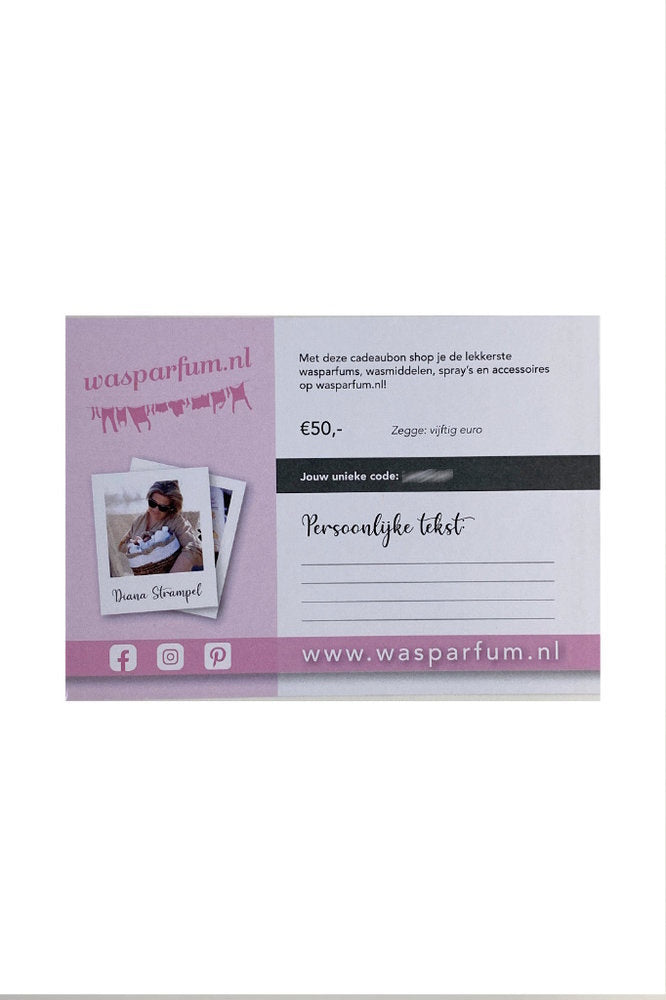 Cadeaubon Wasparfum.nl