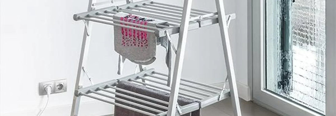 Was drogen met een elektrisch droogrek - Bespaar energie