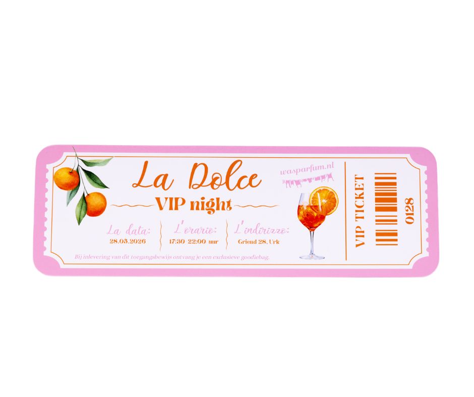 Entreeticket La Dolce VIP night