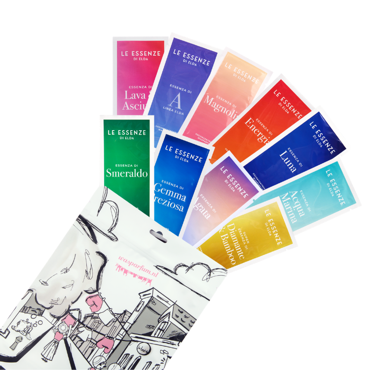Wasparfum proefpakket Diana’s favorieten
