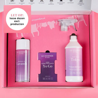 Cadeaudoos Schoon en Fris | Textielspray, Geurkaart & Allesreinigerspray (5 stuks)